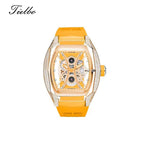 Armor Rose Watch – Transparent, Skeleton, Automatic T831M