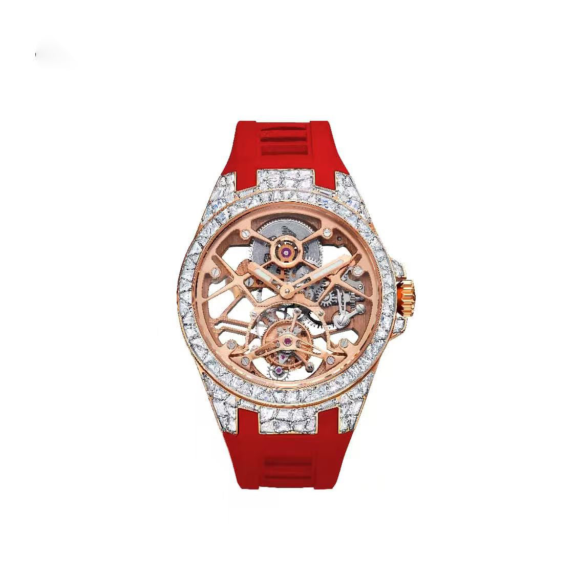 Wuyin Skeleton Tourbillon Watch – Manual, Sapphire, 44mm T850M