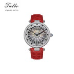 Women's Fortune Flow Watch – Rotating Dial, Iced-Out, 42mm T127L