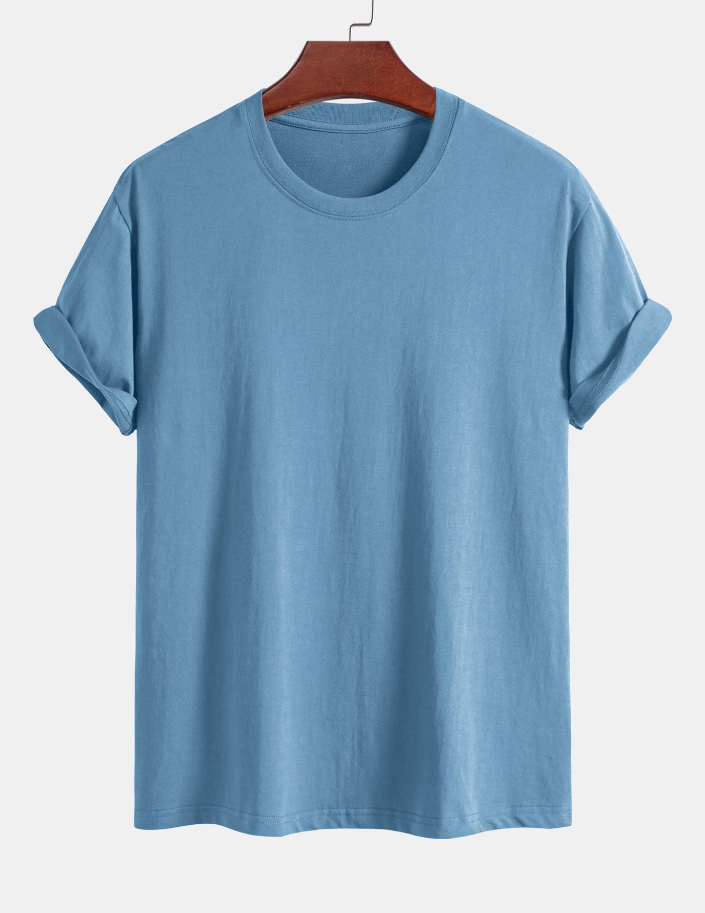 Basic Regular Fit Cotton T-Shirt - Naturzy