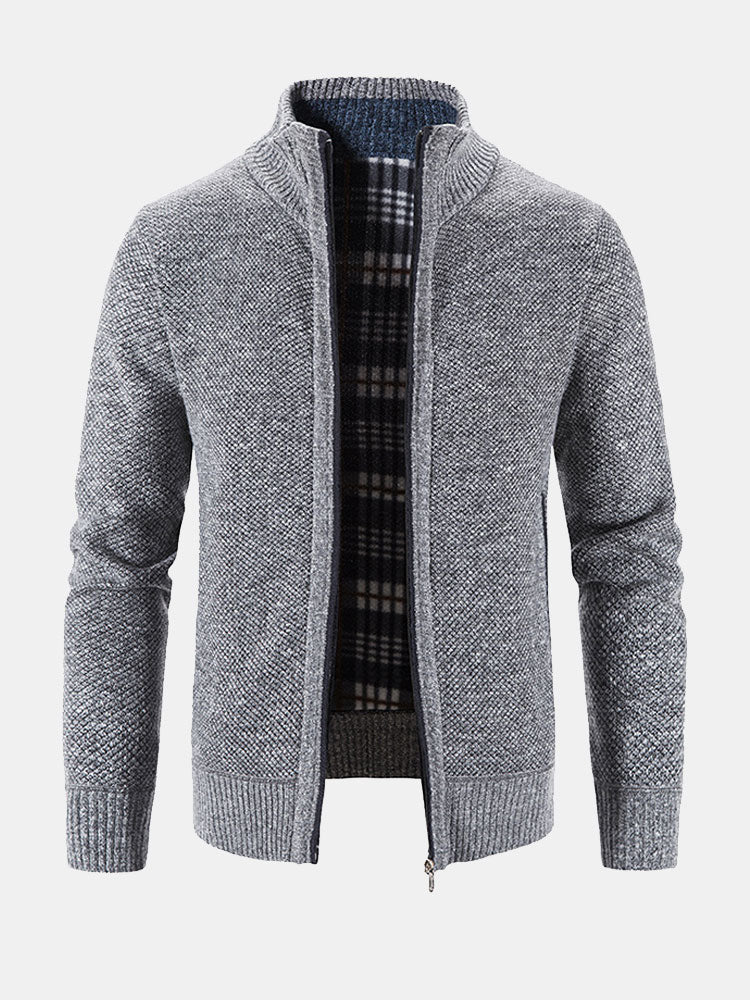 Man Zip Up Sweater - Naturzy