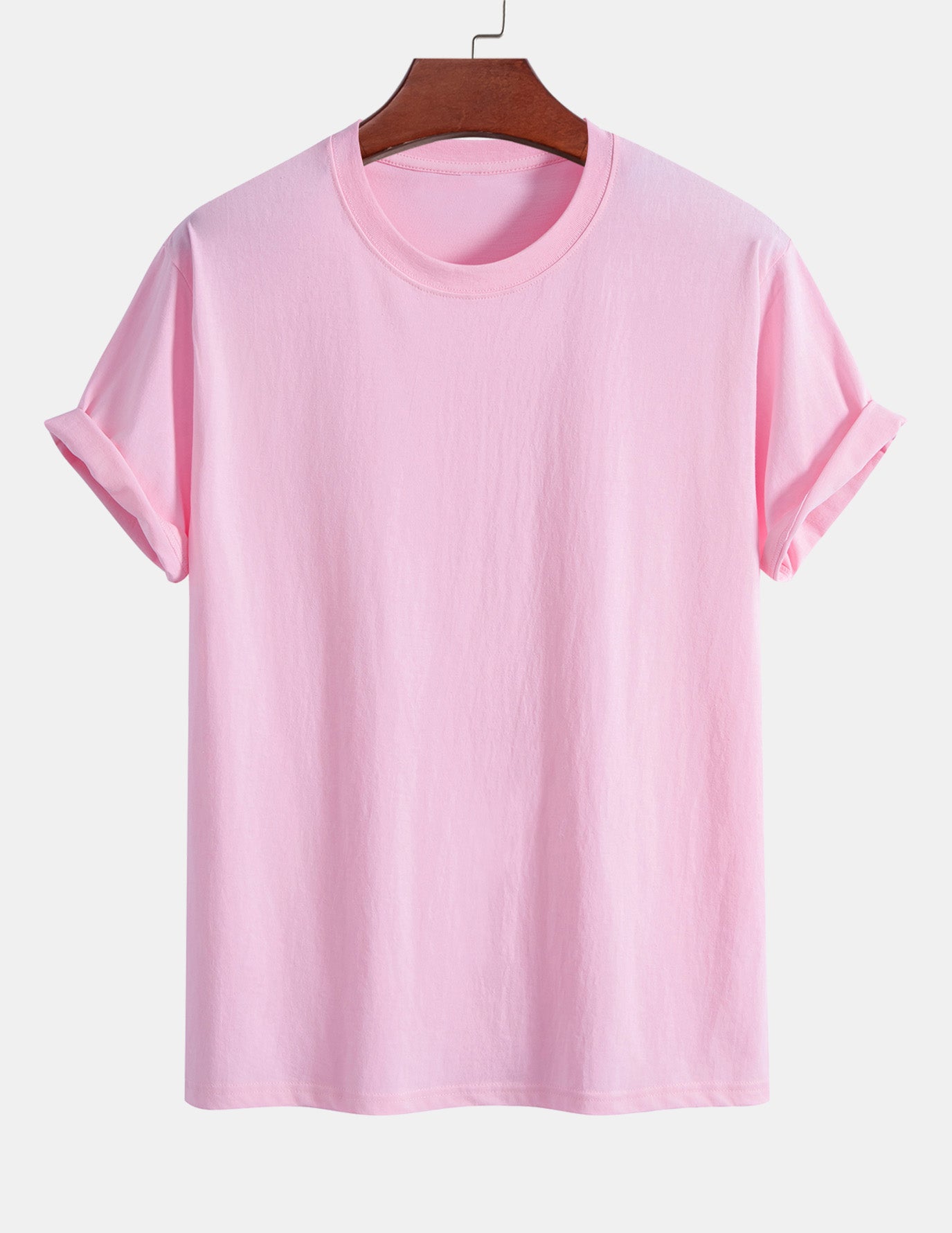 Basic Regular Fit Cotton T-Shirt - Naturzy