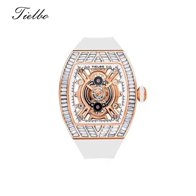 Women's Crystal Storm Watch – Quartz, Skeleton, 40×46mm T827L