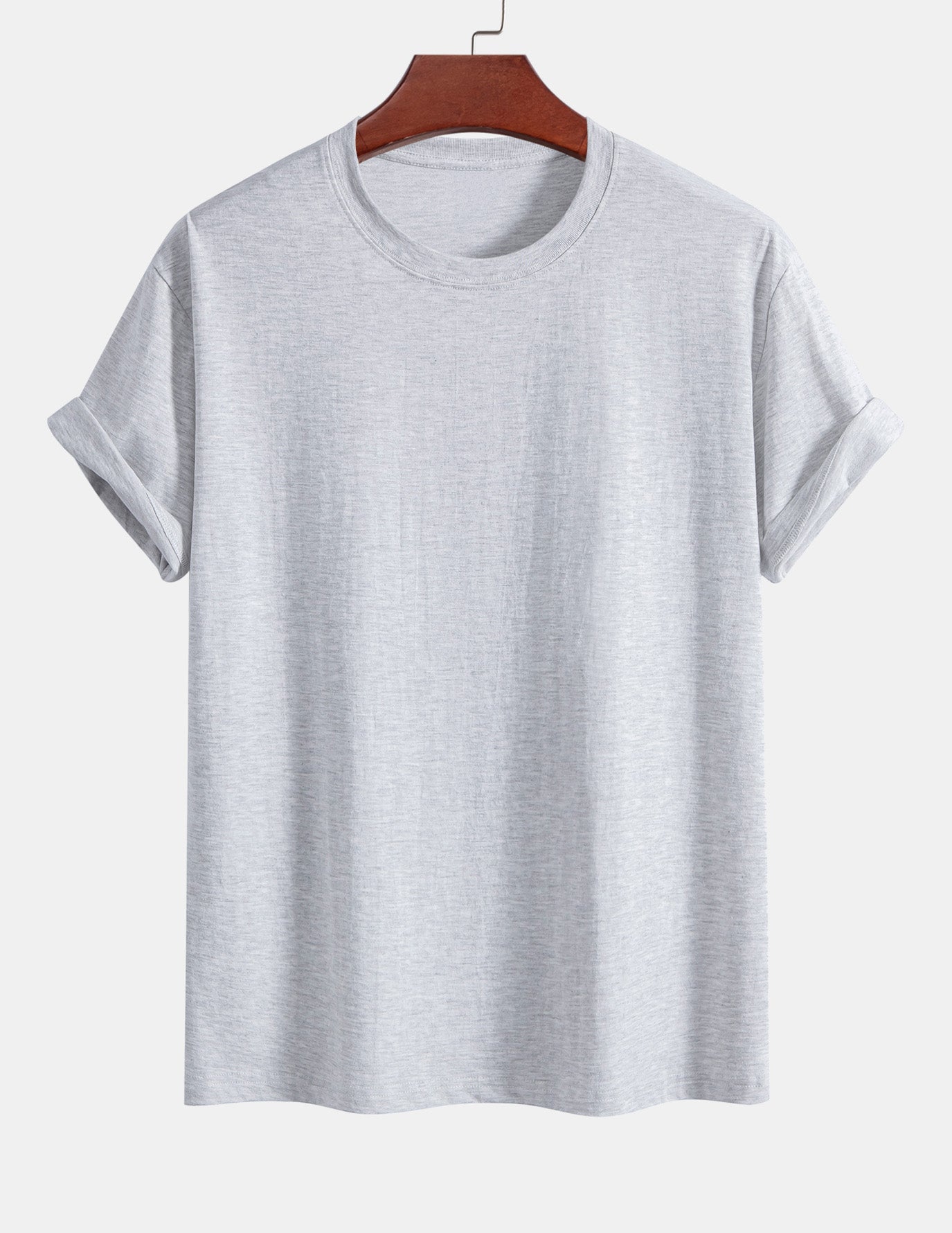 Basic Regular Fit Cotton T-Shirt - Naturzy