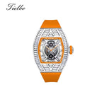 Crystal Storm Watch – Quartz, Skeleton, Crystal Inlay T827S