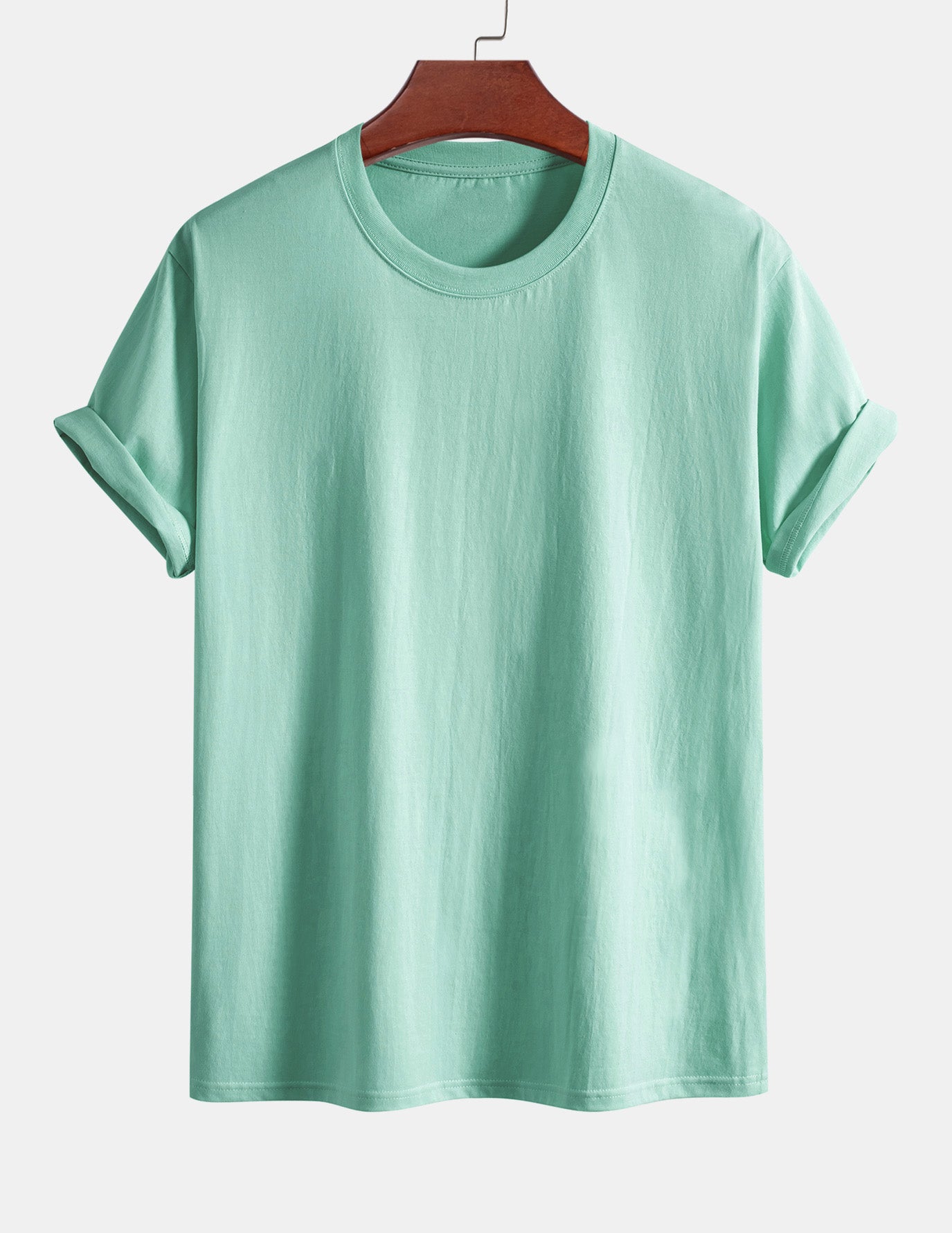 Basic Regular Fit Cotton T-Shirt - Naturzy