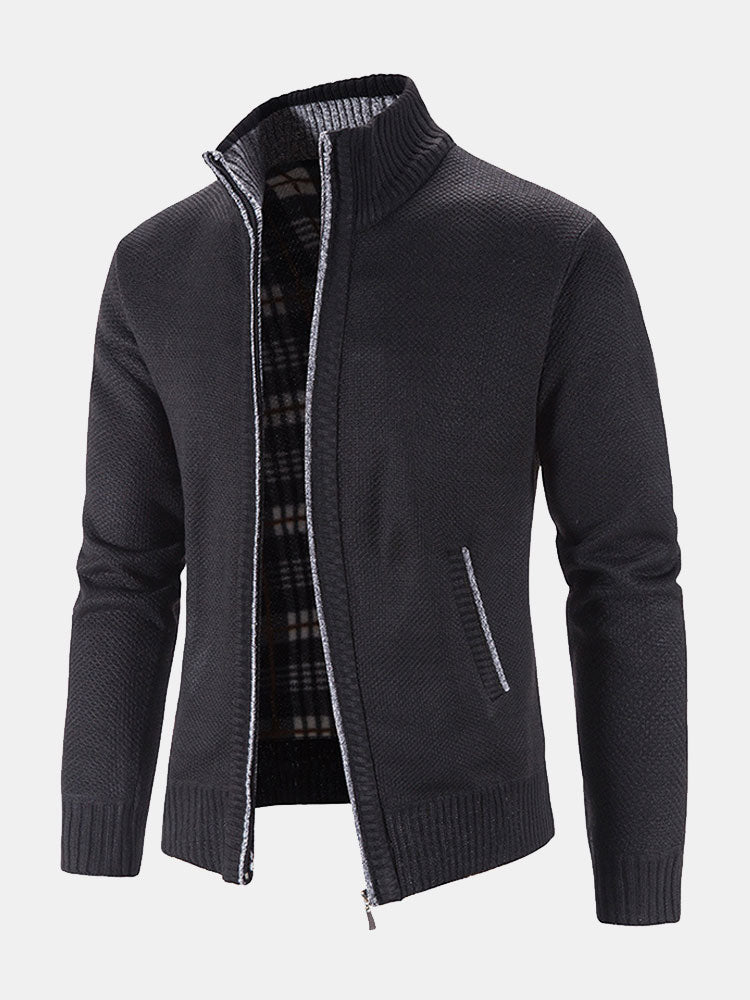Man Zip Up Sweater - Naturzy
