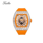 Women's Crystal Storm Watch – Quartz, Skeleton, 40×46mm T827L