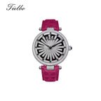 Women's Dawn Fortune Watch – Rotating Dial, Iced-Out, 42mm T127L