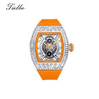 Women's Crystal Storm Watch – Quartz, Skeleton, 40×46mm T827L