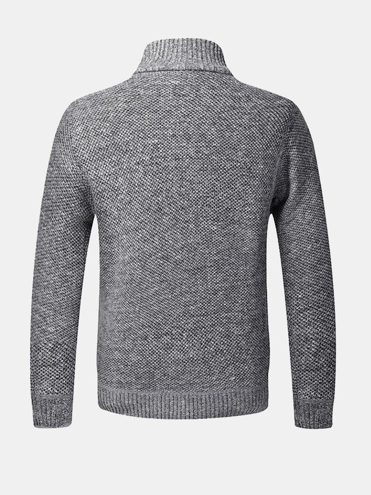 Man Zip Up Sweater - Naturzy