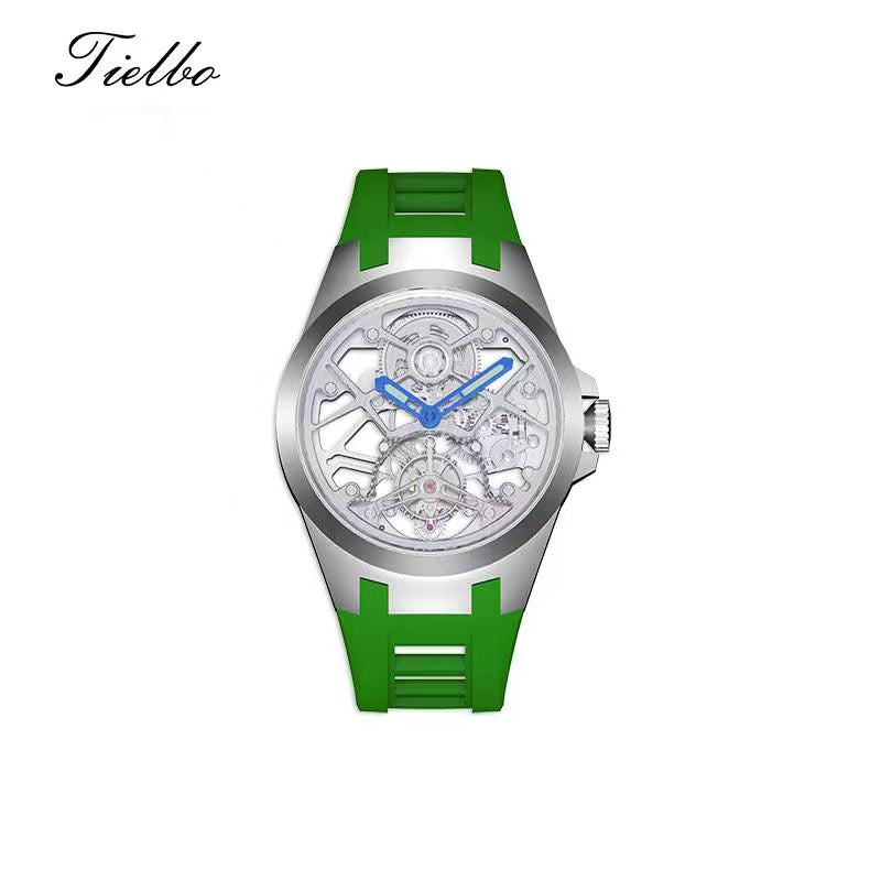 Tianzhou Skeleton Tourbillon Watch – Manual, Sapphire, 44mm T306M