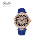 Women's Bloom Watch – Rotating Dial, Iced-Out, 42mm T127L