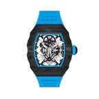Mecha II Black Tourbillon Watch – Carbon Fiber, Skeleton, 43×52mm T606