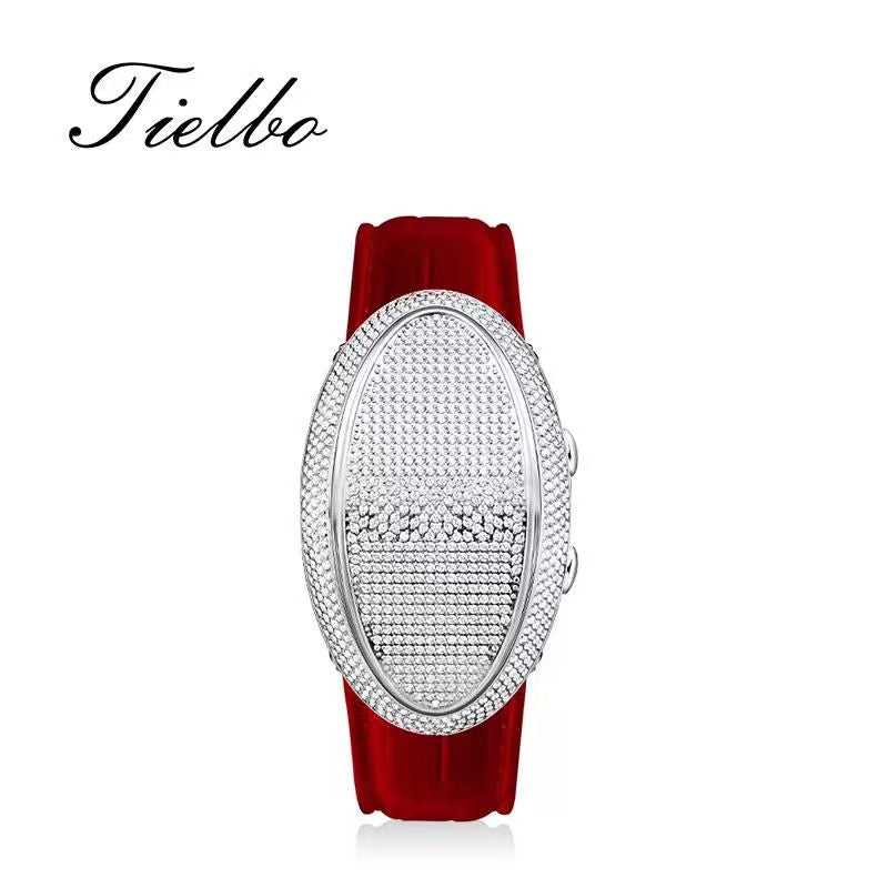 Women's Mystic Watch – Iced-Out, Quartz, 27×45mm T602L