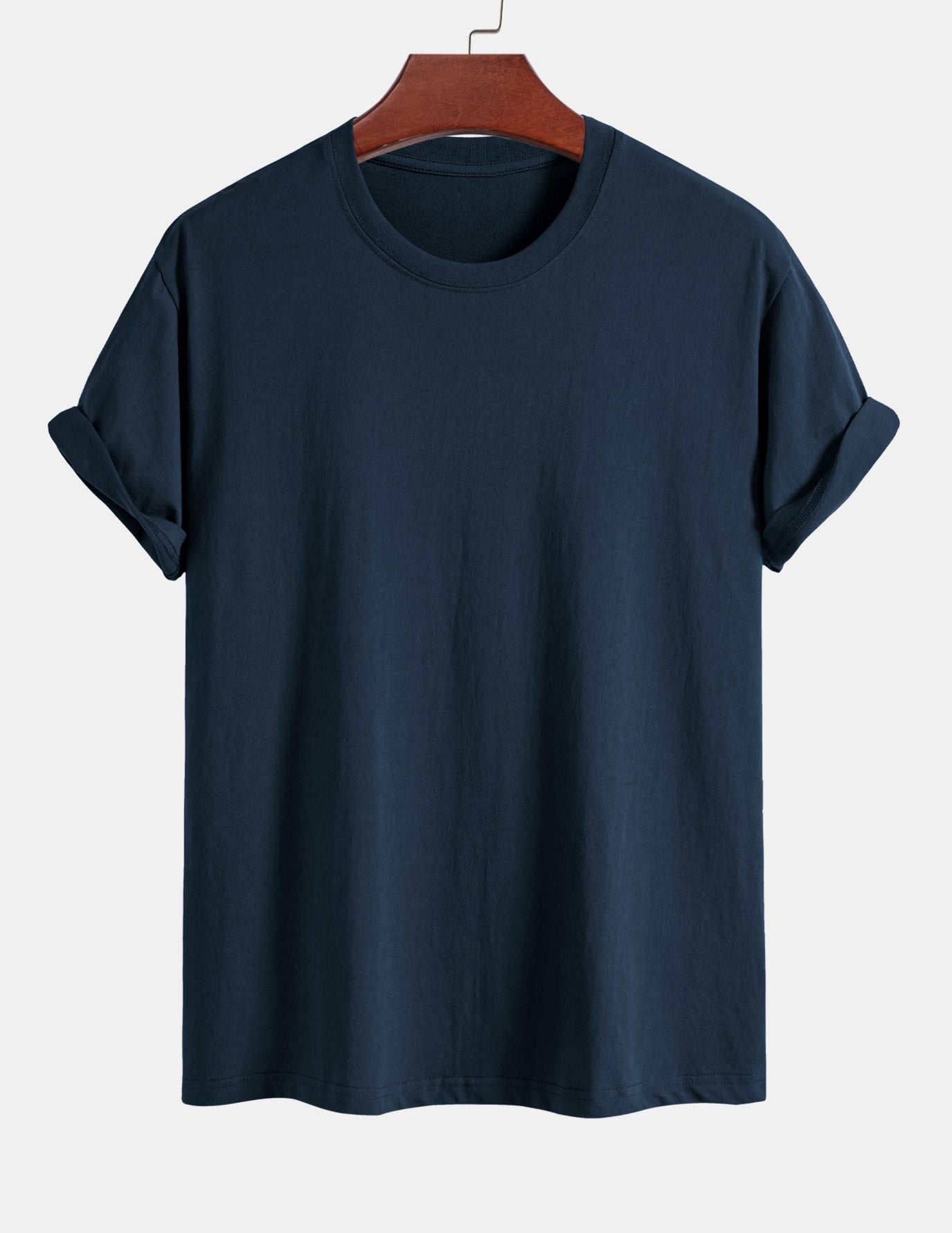 Basic Regular Fit Cotton T-Shirt - Naturzy
