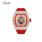 Women's Crystal Storm Watch – Quartz, Skeleton, 40×46mm T827L