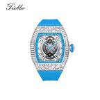 Women's Crystal Storm Watch – Quartz, Skeleton, 40×46mm T827L