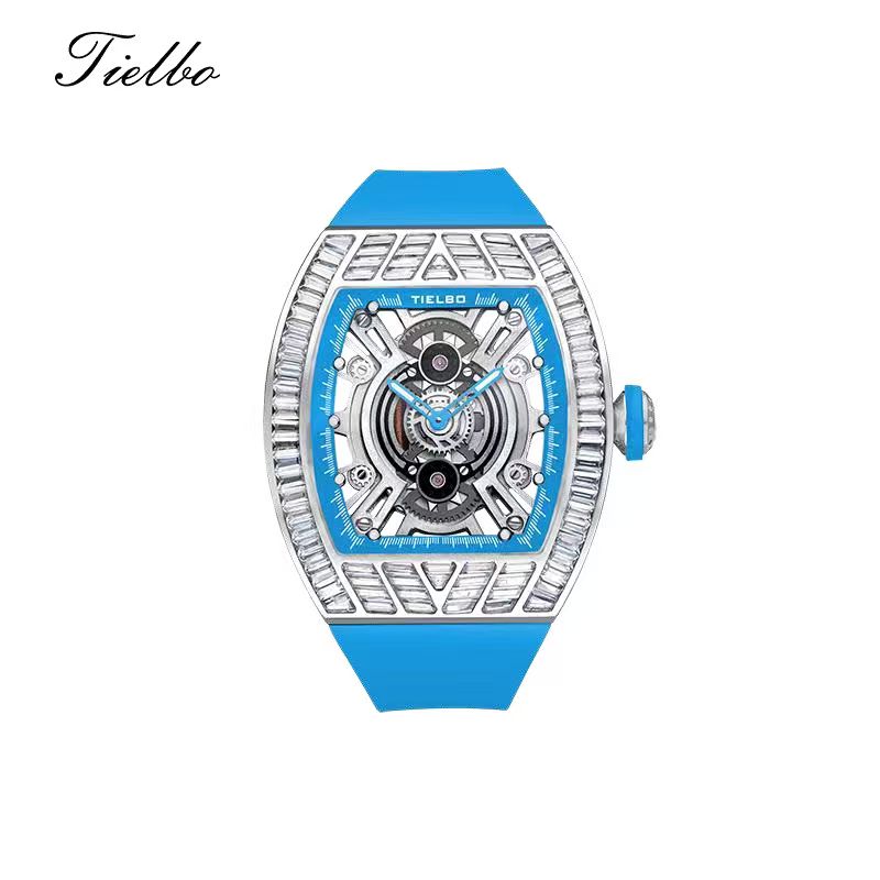 Women's Crystal Storm Watch – Quartz, Skeleton, 40×46mm T827L