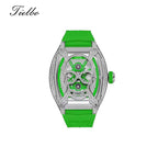 Kale Watch – Transparent, Iced-Out, Automatic T828M