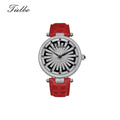 Women's Dawn Fortune Watch – Rotating Dial, Iced-Out, 42mm T127L