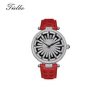 Women's Dawn Fortune Watch – Rotating Dial, Iced-Out, 42mm T127L