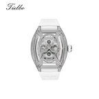 Kale Watch – Transparent, Iced-Out, Automatic T828M