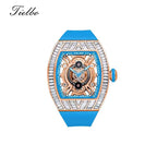 Women's Crystal Storm Watch – Quartz, Skeleton, 40×46mm T827L