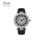 Women's Bloom Watch – Rotating Dial, Iced-Out, 42mm T127L
