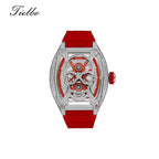 Kale Watch – Transparent, Iced-Out, Automatic T828M