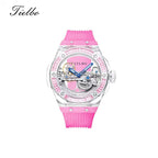 Prism Black – Transparent Skeleton Watch T711