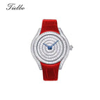 Women's Waltz Watch – Quartz, Elegant, Full Crystal T815L