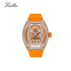 Kale Watch – Transparent, Iced-Out, Automatic T828M