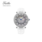 Fortune Flow Watch – Rotating Dial, Iced-Out, 45mm T127M