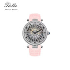Women's Fortune Flow Watch – Rotating Dial, Iced-Out, 42mm T127L