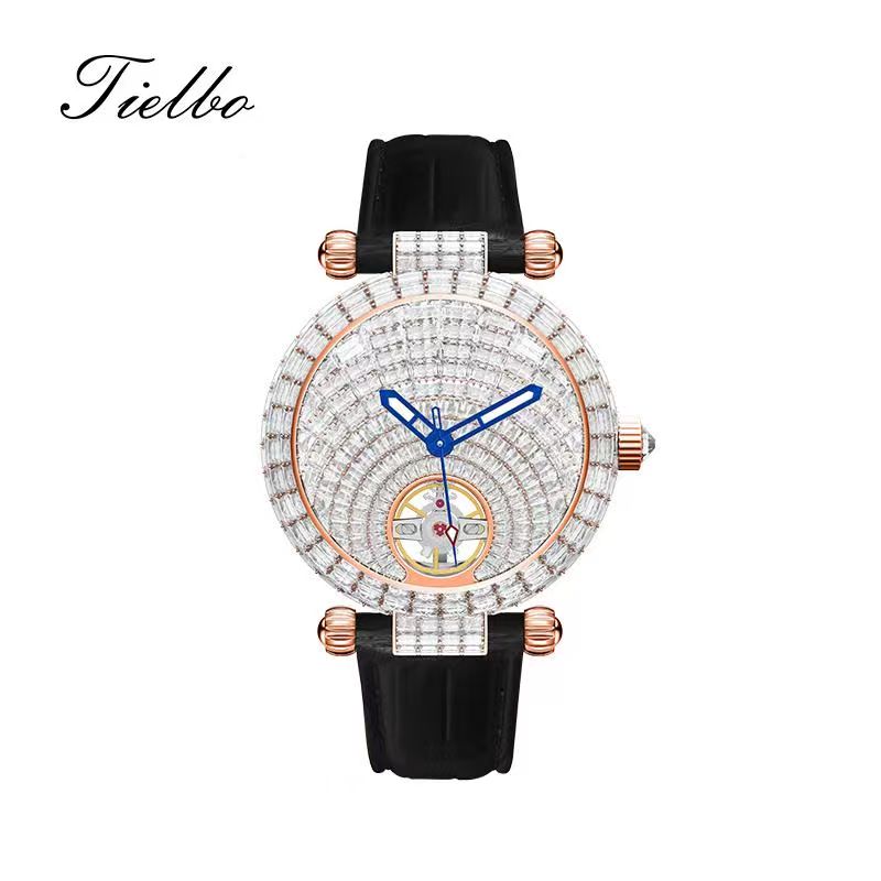 Stellar Night Automatic Watch – Full Crystal, 42mm T856M
