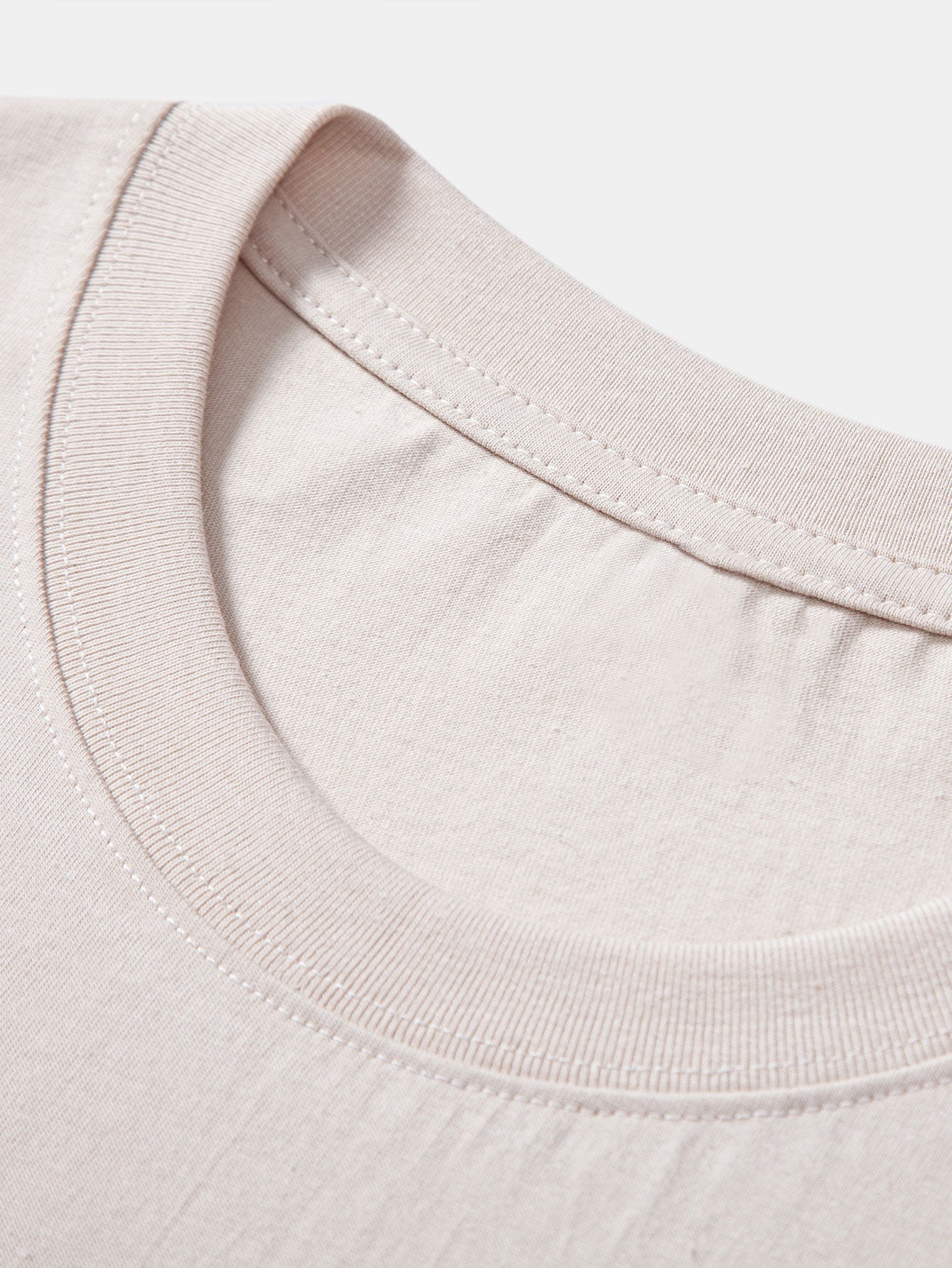Basic Regular Fit Cotton T-Shirt - Naturzy
