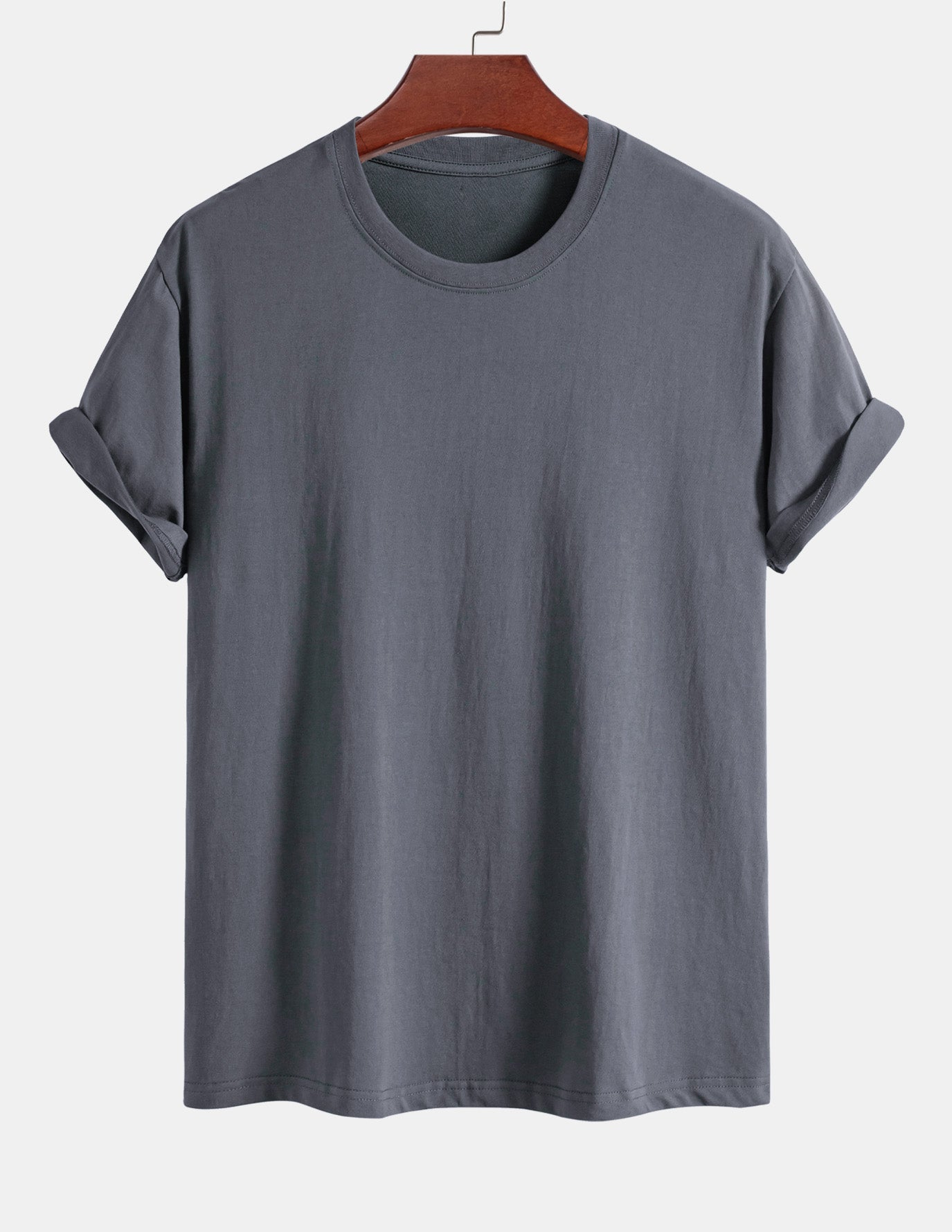 Basic Regular Fit Cotton T-Shirt - Naturzy