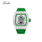 Crystal Storm Automatic Watch – Skeleton, 43×51mm, 368 Crystals T827M