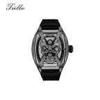 Kale Watch – Transparent, Iced-Out, Automatic T828M