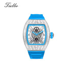 Crystal Storm Automatic Watch – Skeleton, 43×51mm, 368 Crystals T827M