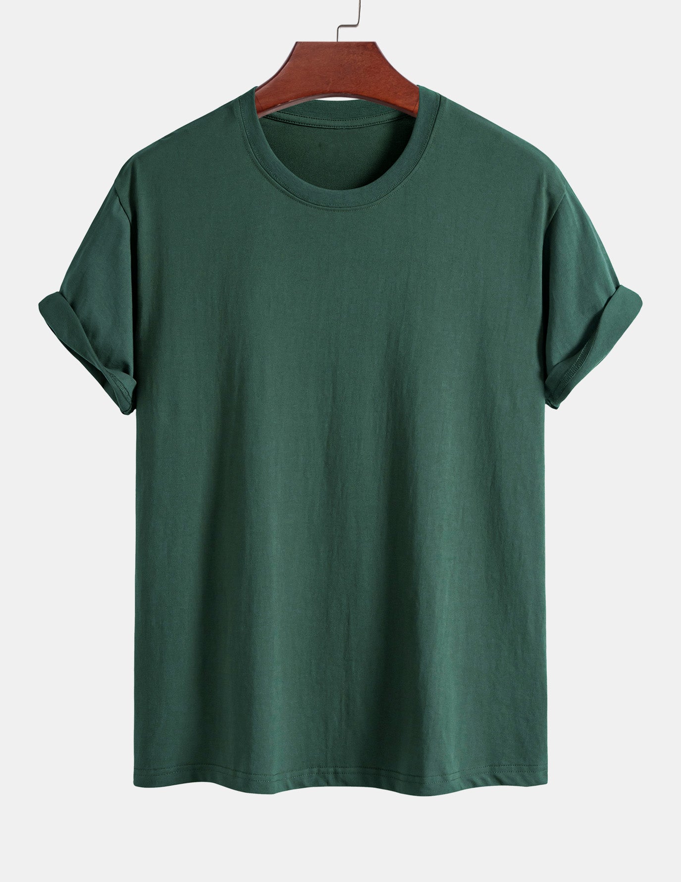 Basic Regular Fit Cotton T-Shirt - Naturzy