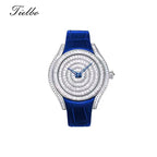 Women's Waltz Watch – Quartz, Elegant, Full Crystal T815L