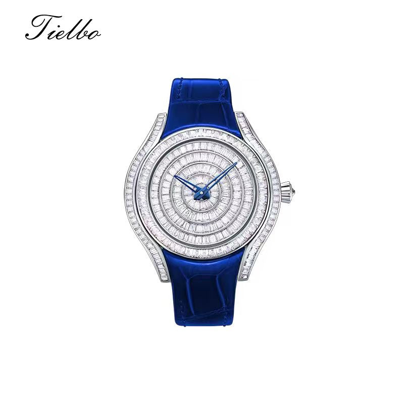 Women's Waltz Watch – Quartz, Elegant, Full Crystal T815L