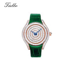Women's Waltz Watch – Quartz, Elegant, Full Crystal T815L