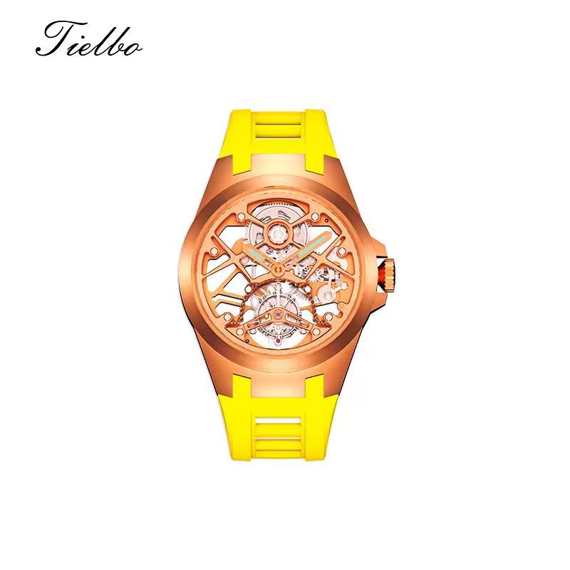 Tianzhou Skeleton Tourbillon Watch – Manual, Sapphire, 44mm T306M
