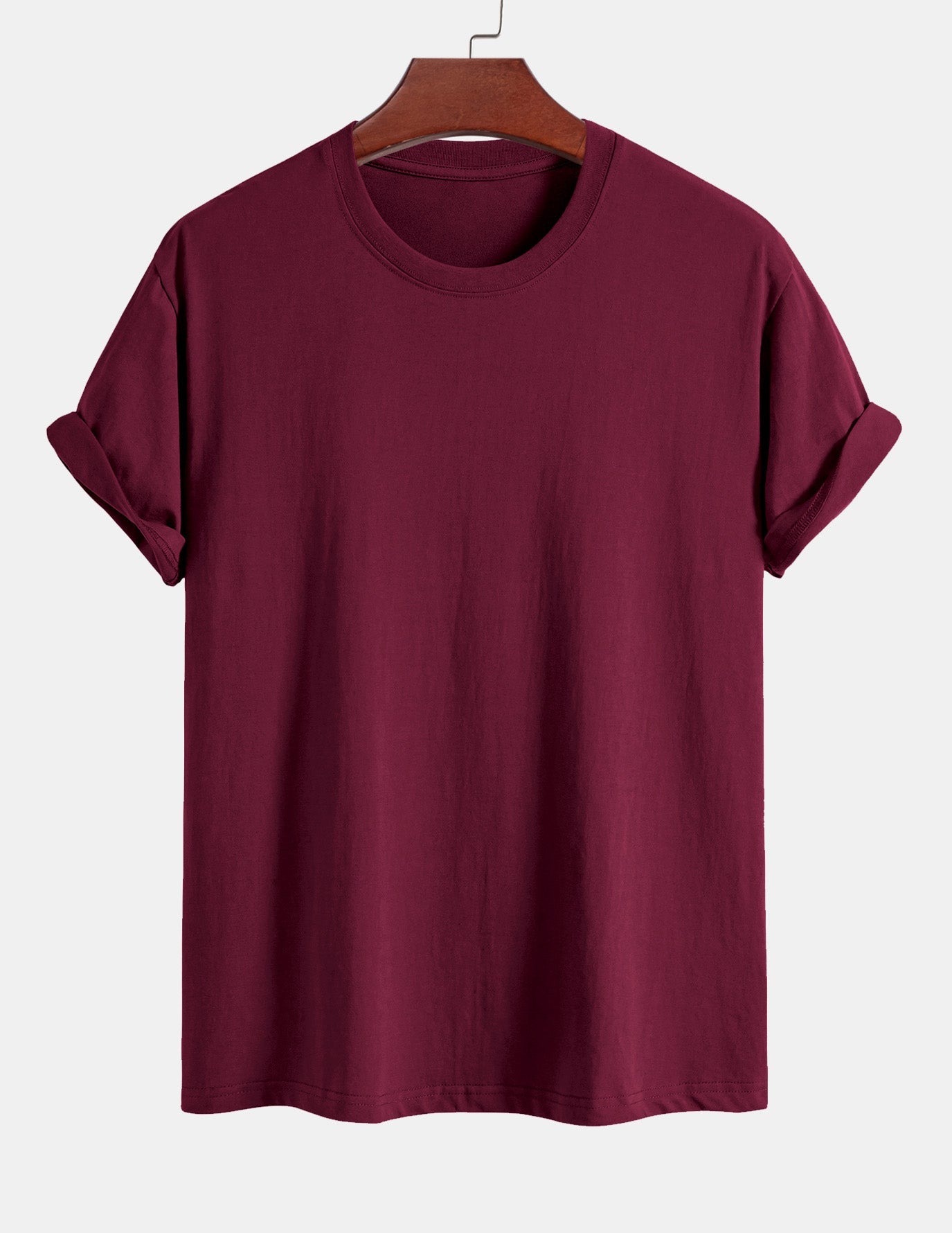 Basic Regular Fit Cotton T-Shirt - Naturzy