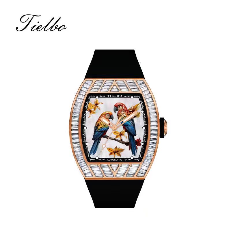 Women's Serendipity Watch – Rose Gold, Quartz, Crystal Inlay T859L