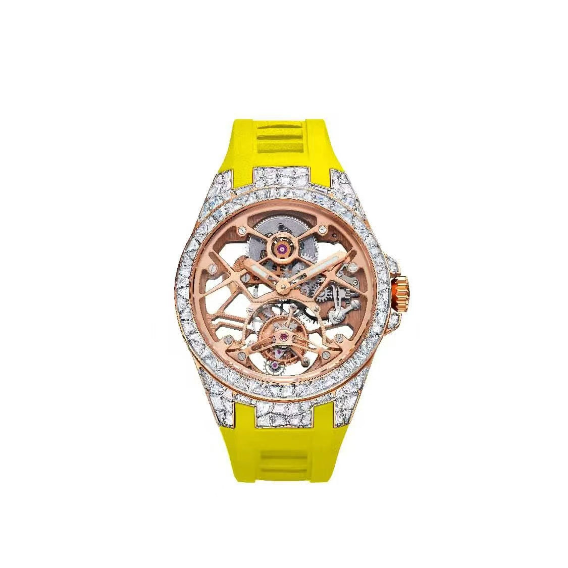 Wuyin Skeleton Tourbillon Watch – Manual, Sapphire, 44mm T850M