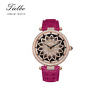 Women's Bloom Watch – Rotating Dial, Iced-Out, 42mm T127L